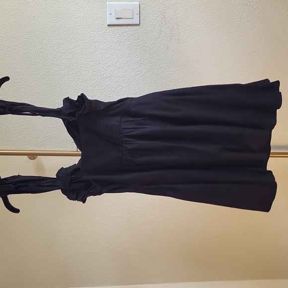 FREE PEOPLE Midnight Magic Mini‎ Dress Black Combo NWT - Picture 5 of 9